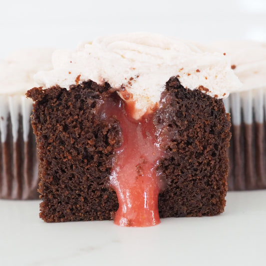 Chocolate Strawberry Cupcake (6 Pack)